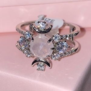 🍀5/$45🍀 RBP] Ice Princess Rose Quartz Ring (Iceland Dreams Collection)